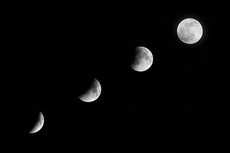 Moon Phases Candle Set